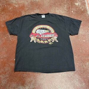 2001 sturgis rally biker tee